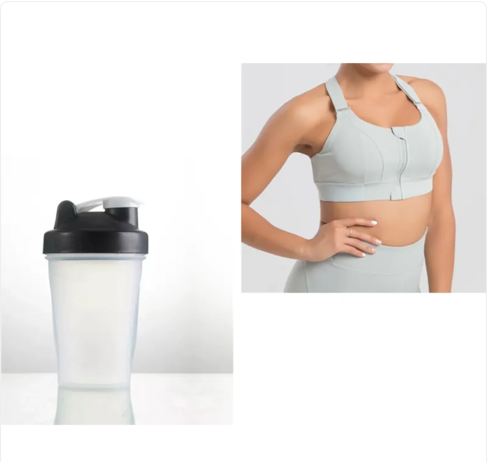 Seamless Wireless Push-Up Sports Bra Set