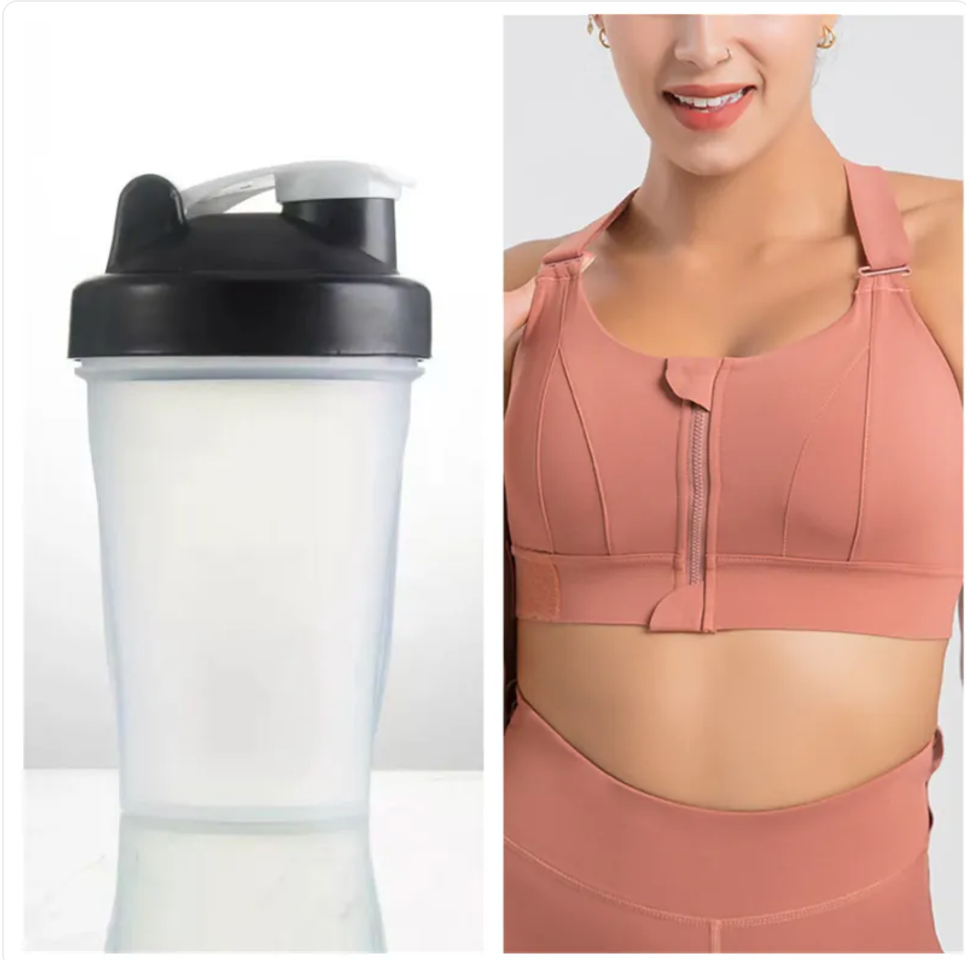 Seamless Wireless Push-Up Sports Bra Set