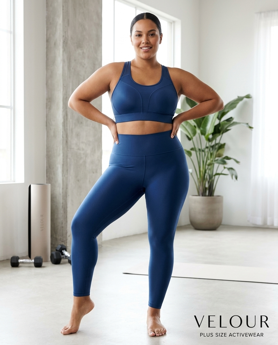 VELOUR Plus Size Yoga and Workout Set